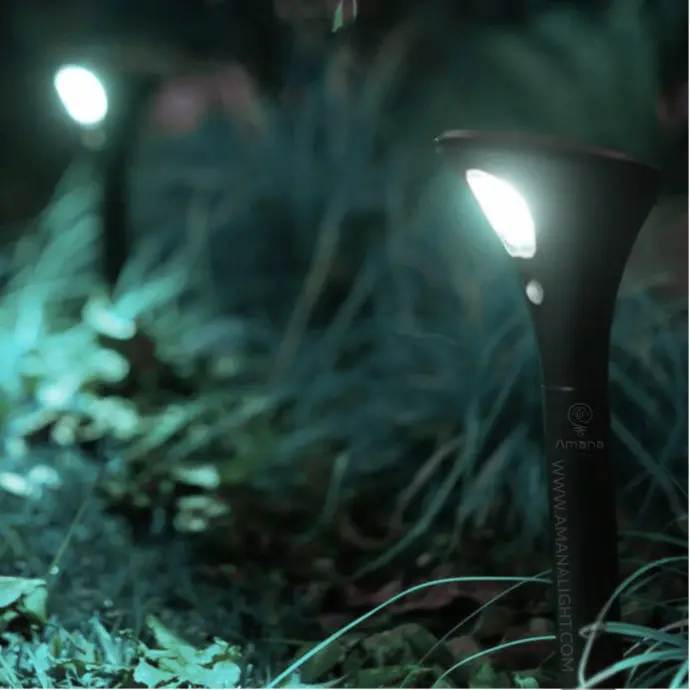 Solar-powered outdoor landscape lighting with LED fixtures – perfect for illuminating gardens, pathways, parks, and public spaces with energy-efficient, low-maintenance lighting.