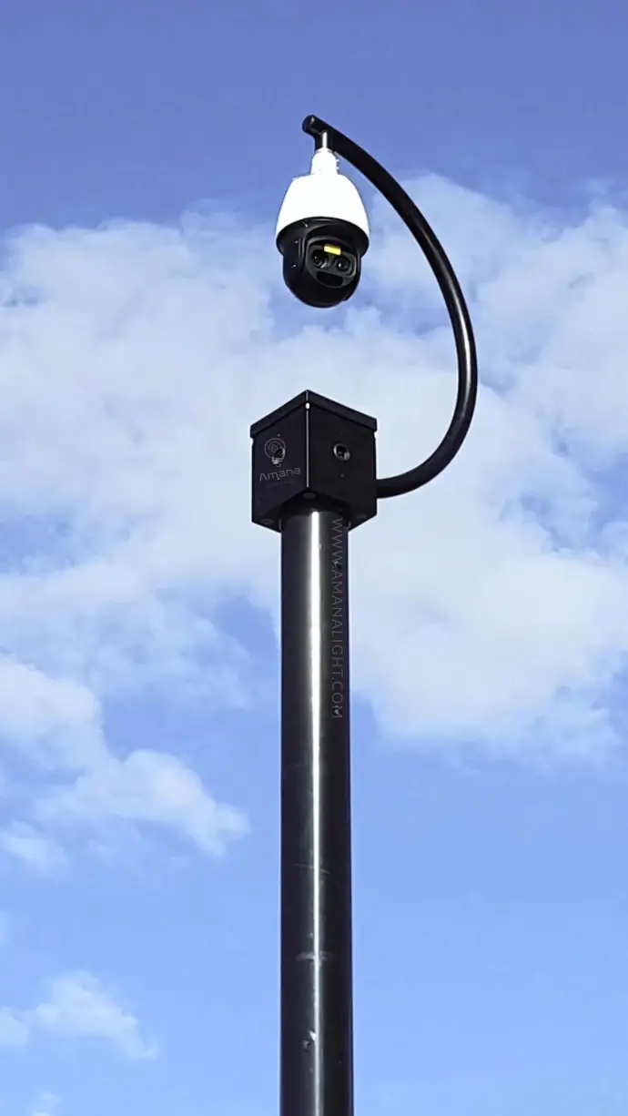 Heavy Duty Surveillance Pole Systems – Galvanized Steel Poles for Mounting CCTV Cameras, Security Lighting, and Wireless Equipment in Urban Streets, Highways, Industrial Facilities, and Public Spaces. Engineered for Stability, Wind Load Resistance, and Easy Integration with Smart City Infrastructure.