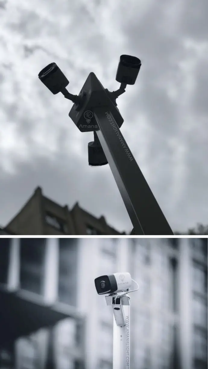 Heavy Duty Surveillance Pole Systems – Galvanized Steel Poles for Mounting CCTV Cameras, Security Lighting, and Wireless Equipment in Urban Streets, Highways, Industrial Facilities, and Public Spaces. Engineered for Stability, Wind Load Resistance, and Easy Integration with Smart City Infrastructure.