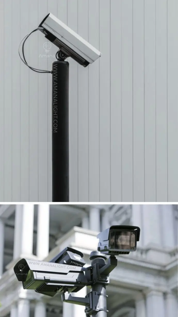 Heavy Duty Surveillance Pole Systems – Galvanized Steel Poles for Mounting CCTV Cameras, Security Lighting, and Wireless Equipment in Urban Streets, Highways, Industrial Facilities, and Public Spaces. Engineered for Stability, Wind Load Resistance, and Easy Integration with Smart City Infrastructure.